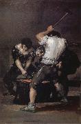Francisco Goya The Forge painting